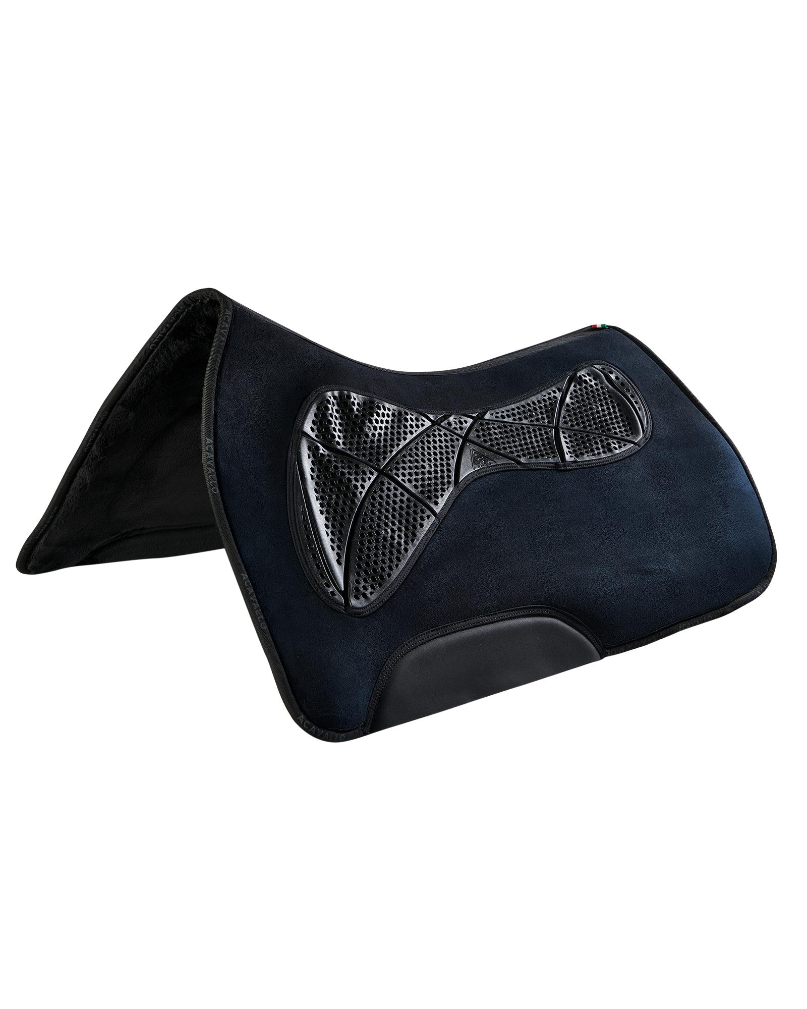 Acavallo Western anatomic pad with synthetic wool lining. Silo 1