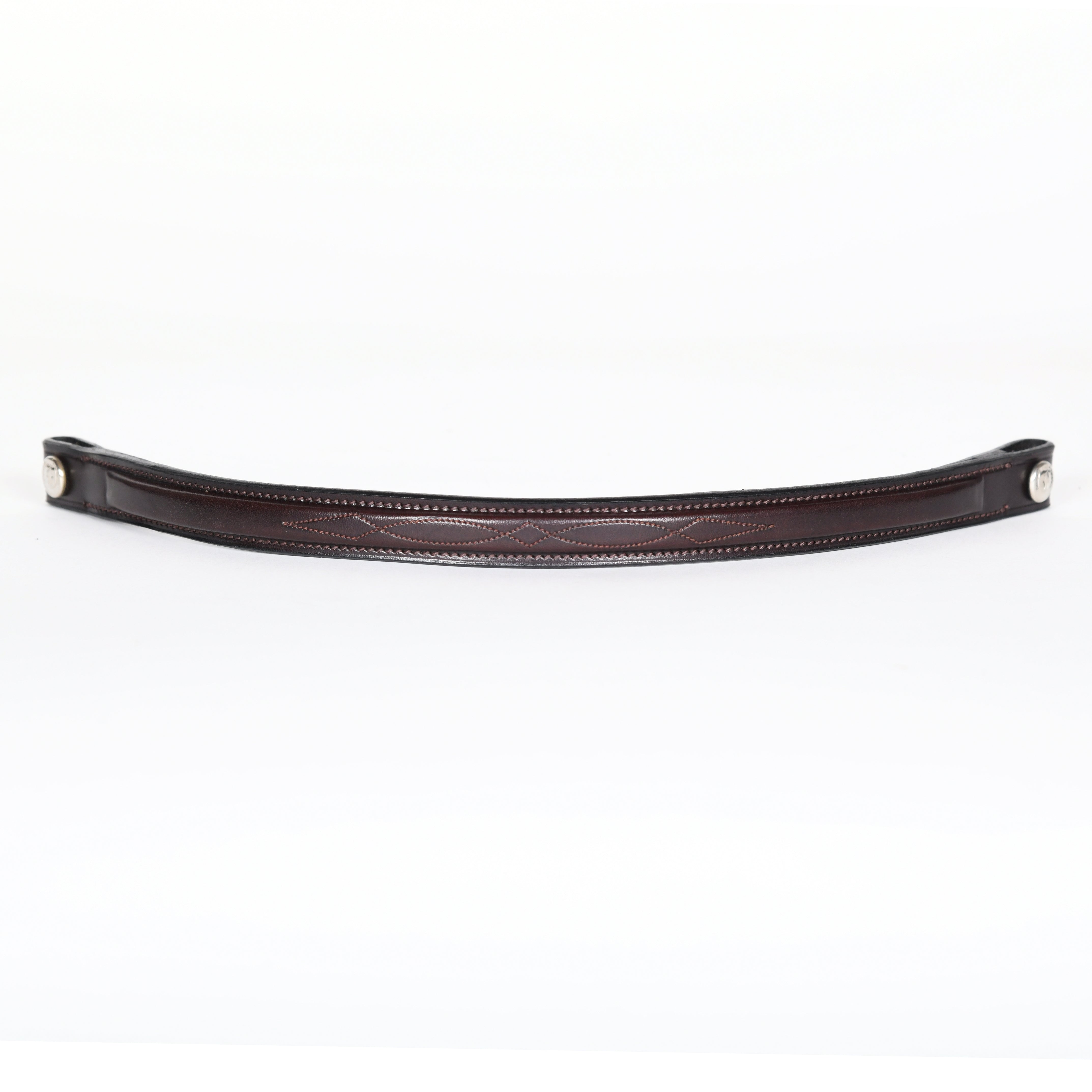 Square Fancy Stitched Hunter Browband