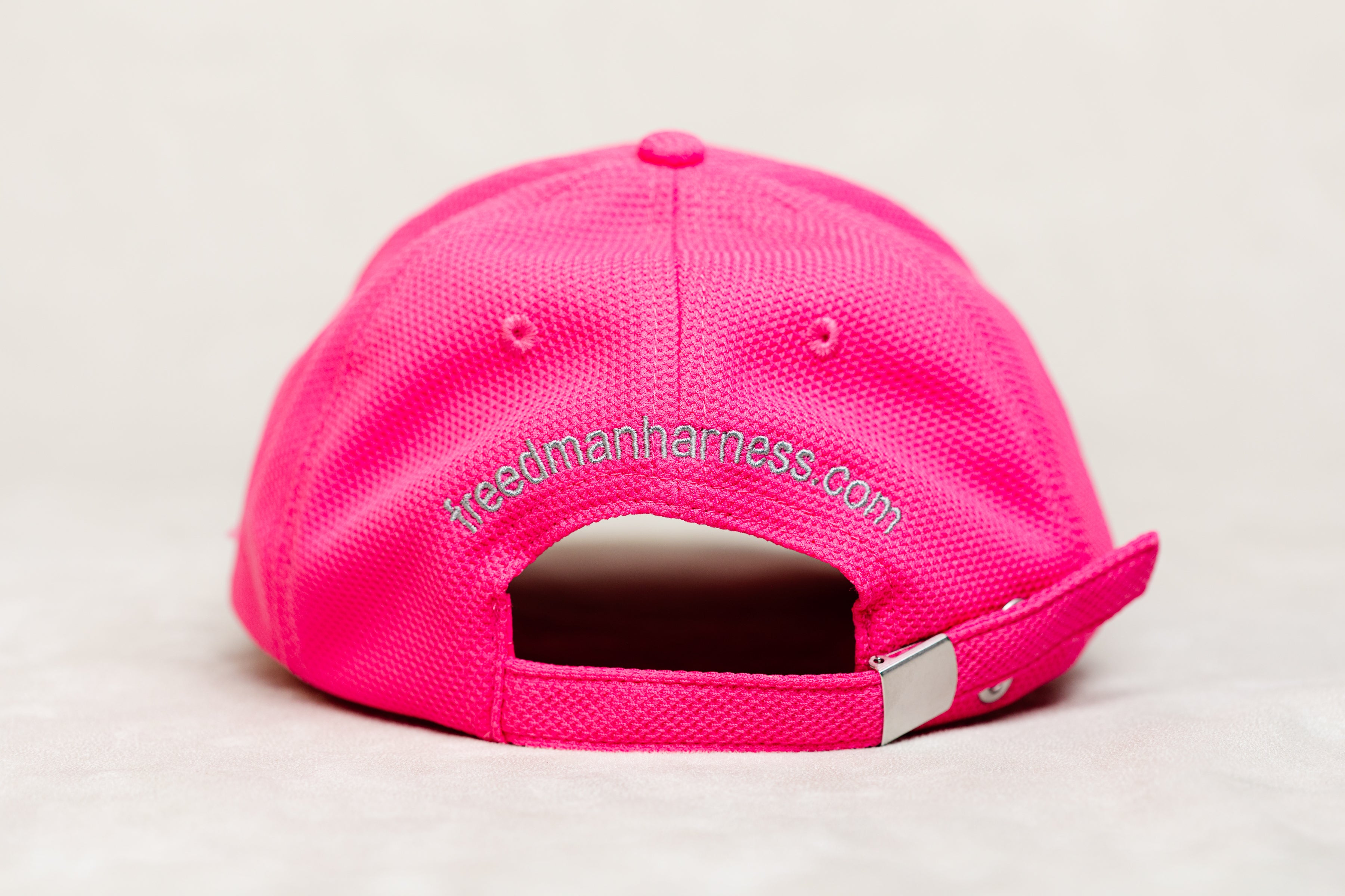 Freedman Harness Mesh Ball Cap (Back View) - Showcasing freedmanharness.com