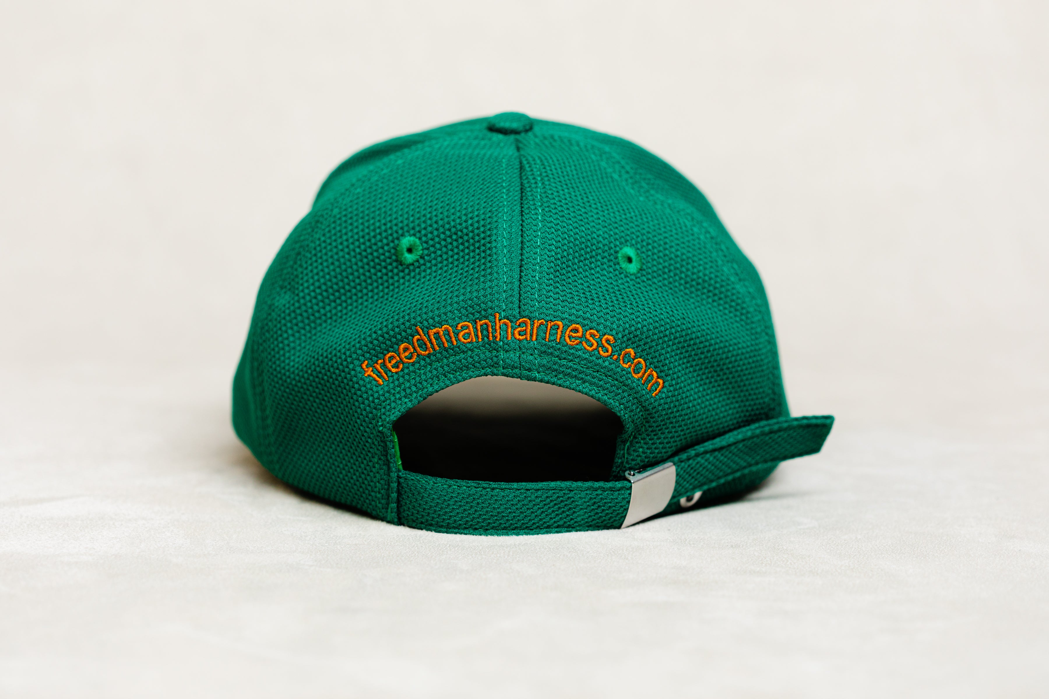 Freedman Harness Mesh Ball Cap (Back View) - Showcasing freedmanharness.com
