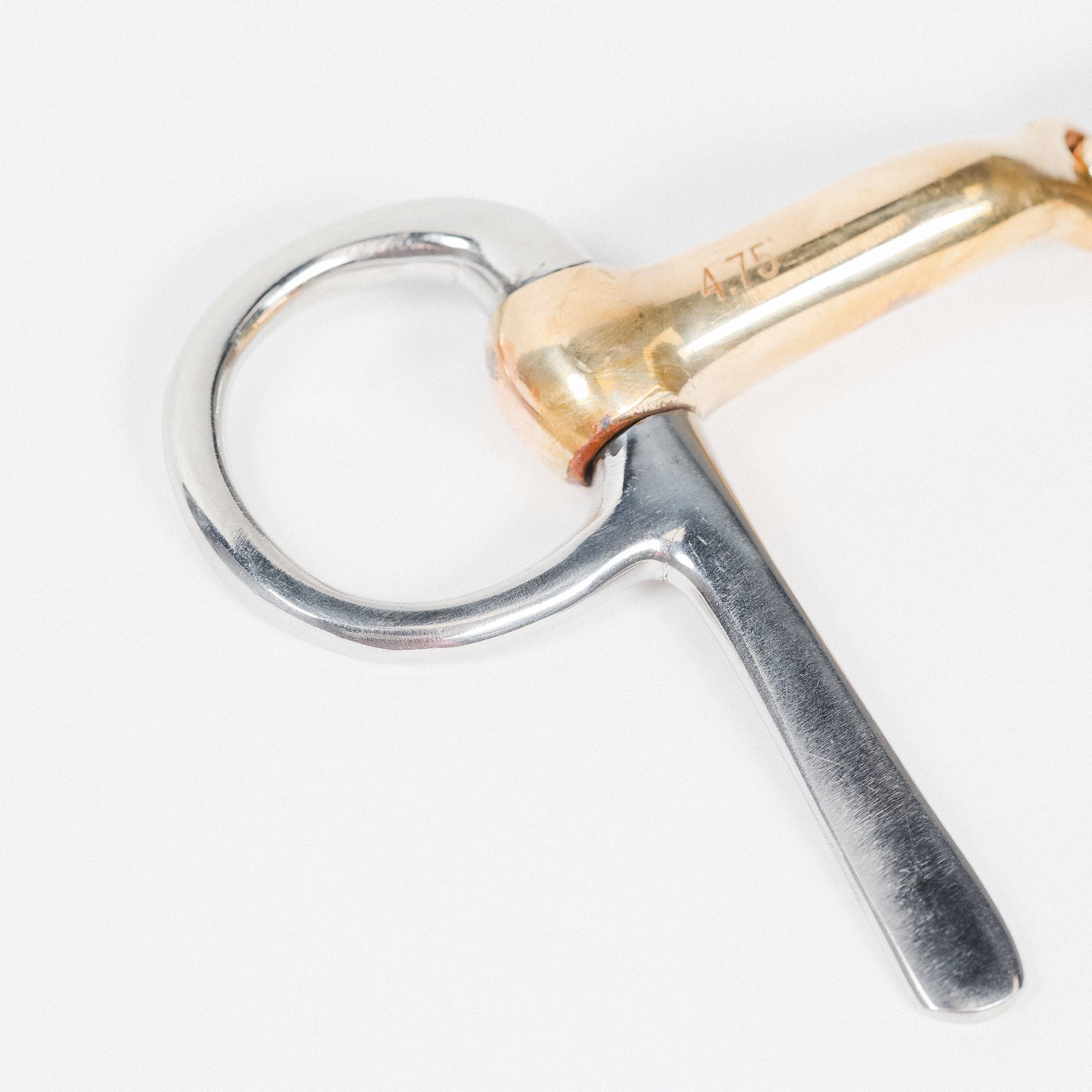 French Link Joint Detail on a Freedman's Driving Snaffle Bit