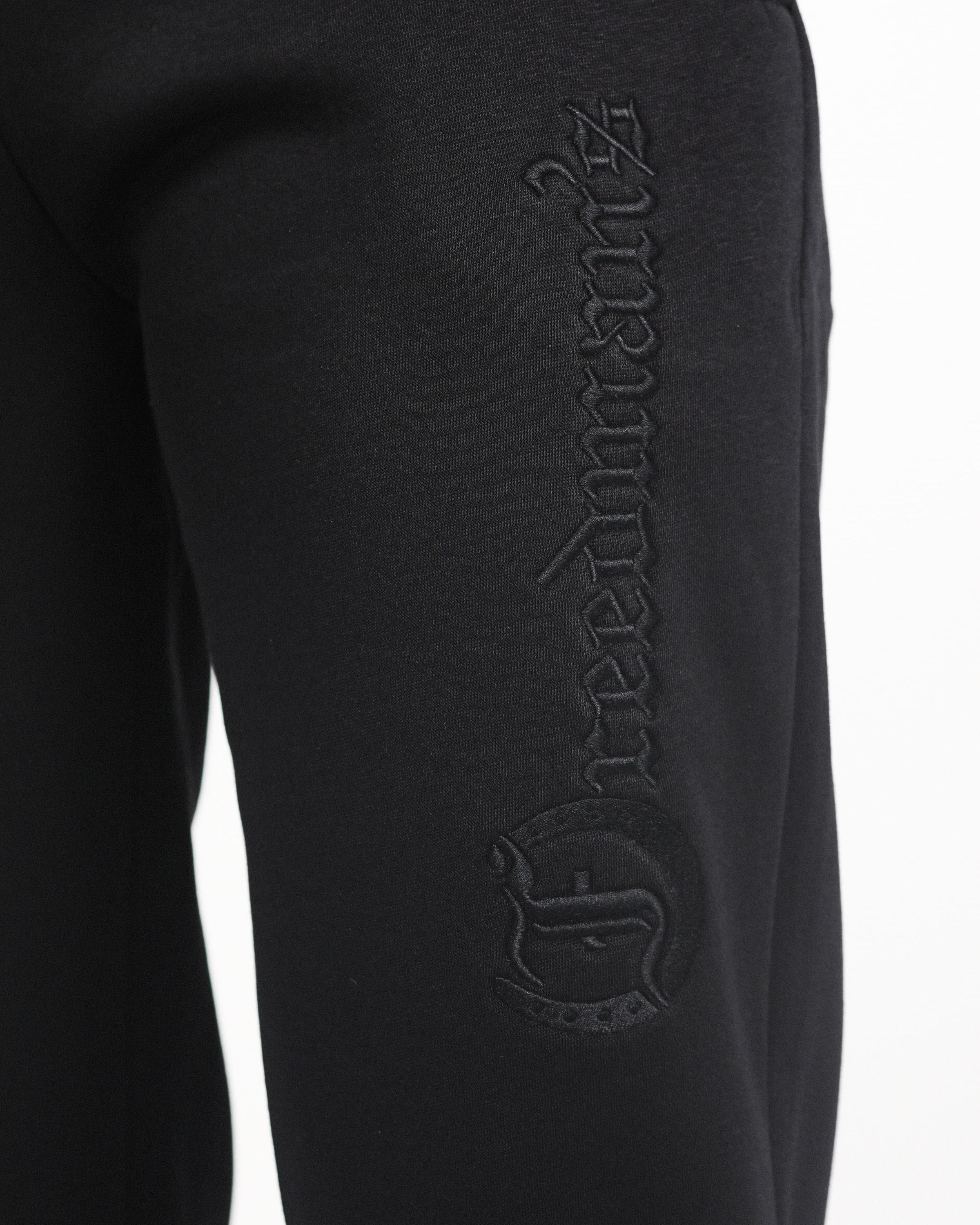 Close-up of Freedman's Ladies' Joggers Showing Brand Logo
