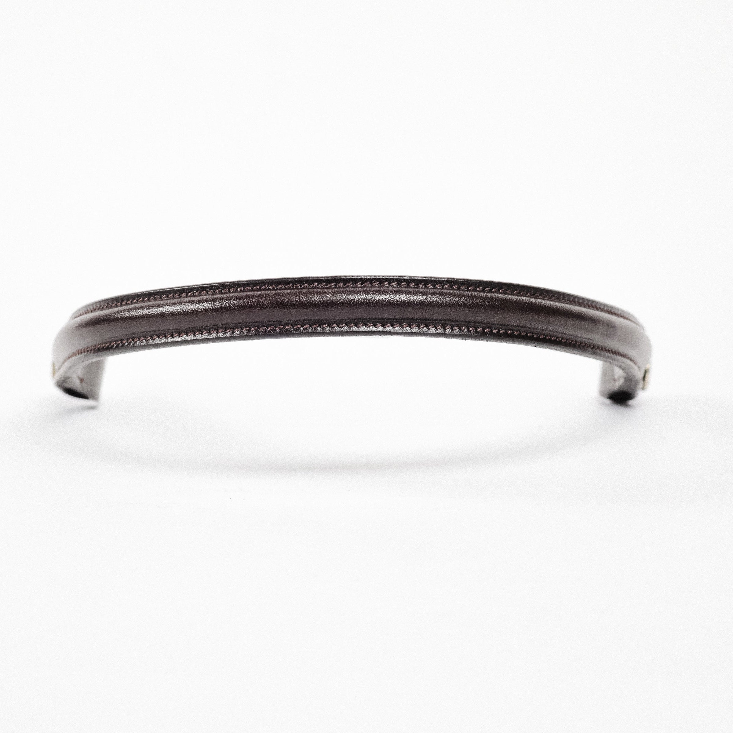 Freedman's Raised Hunter Browband in brown-front view