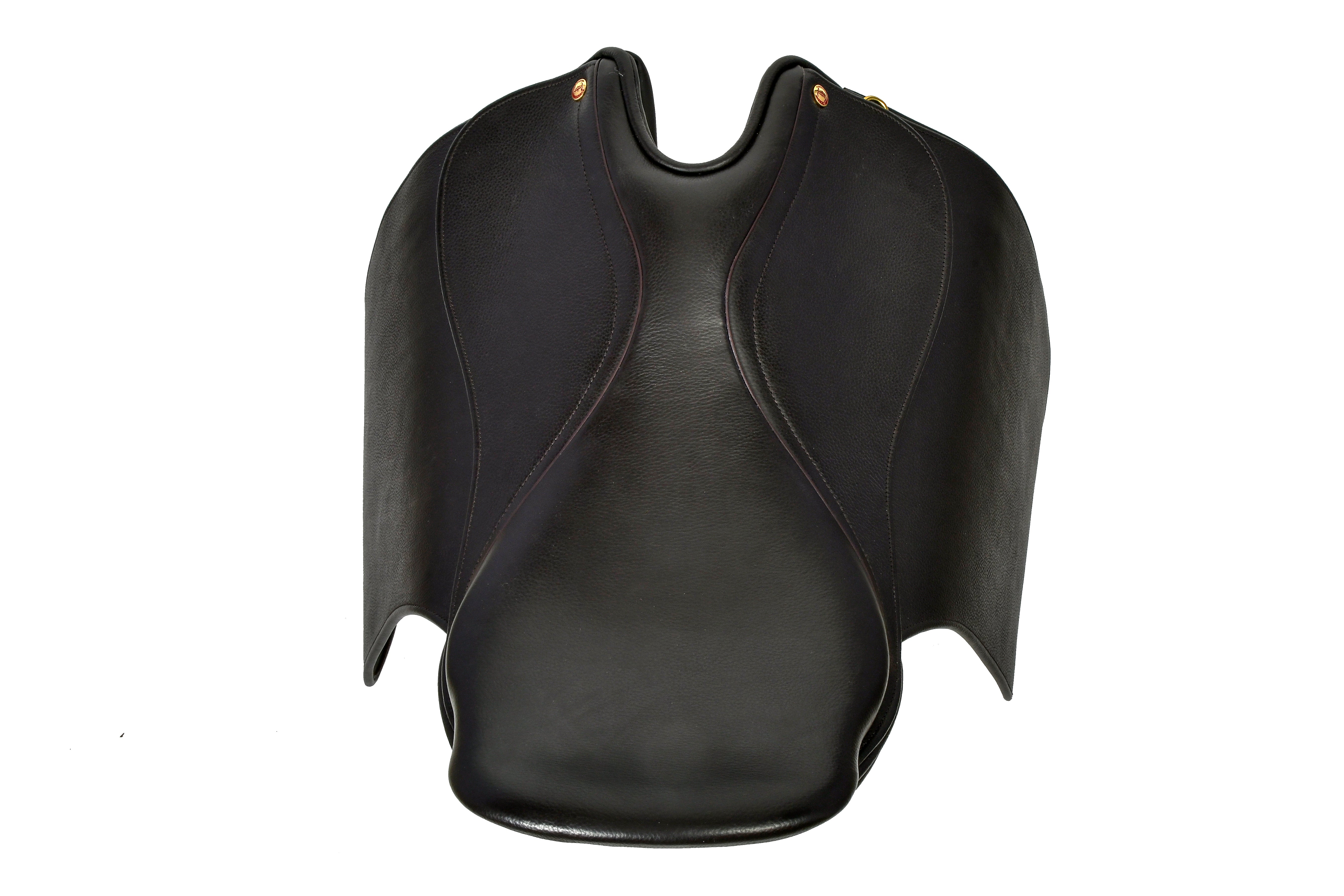 Overhead view of a black World Cup HP Cutback Saddle, presented on a clean white background.