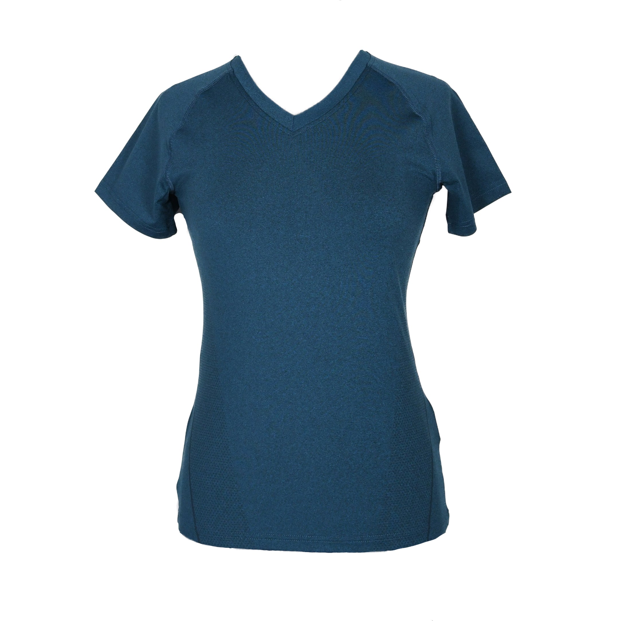 Sea Blue Ladies' Tous les Jours Essential V Neck Tee Shirt.