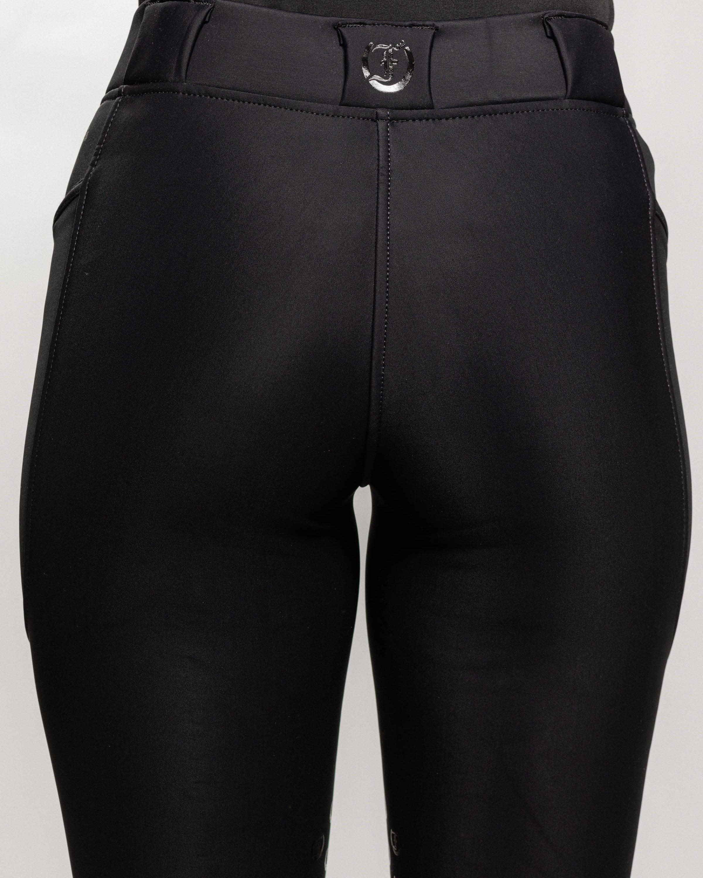 Tous Les Jours Winter Jods in Black – warm, stylish, and designed for equestrian performance. Back View
