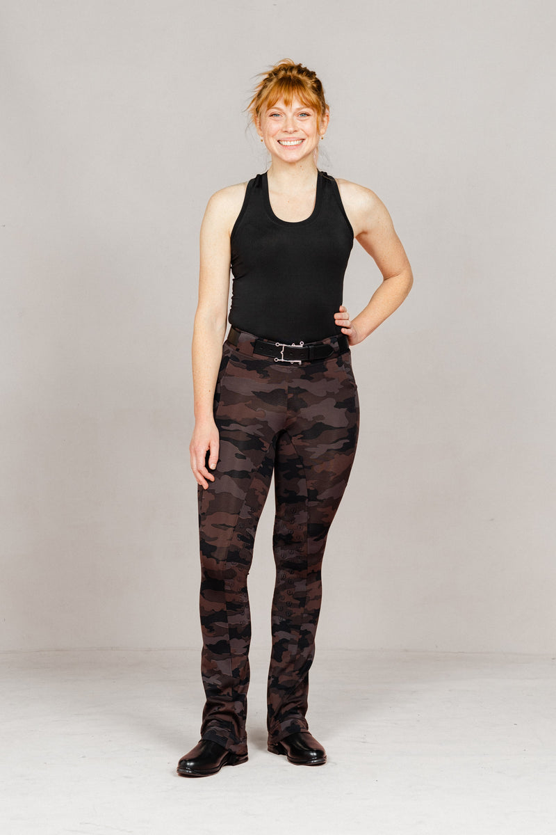 Stylish Tous les Jours Jods - Burgundy Camo by Freedman's – sleek, comfortable, and perfect for equestrian fashion.
