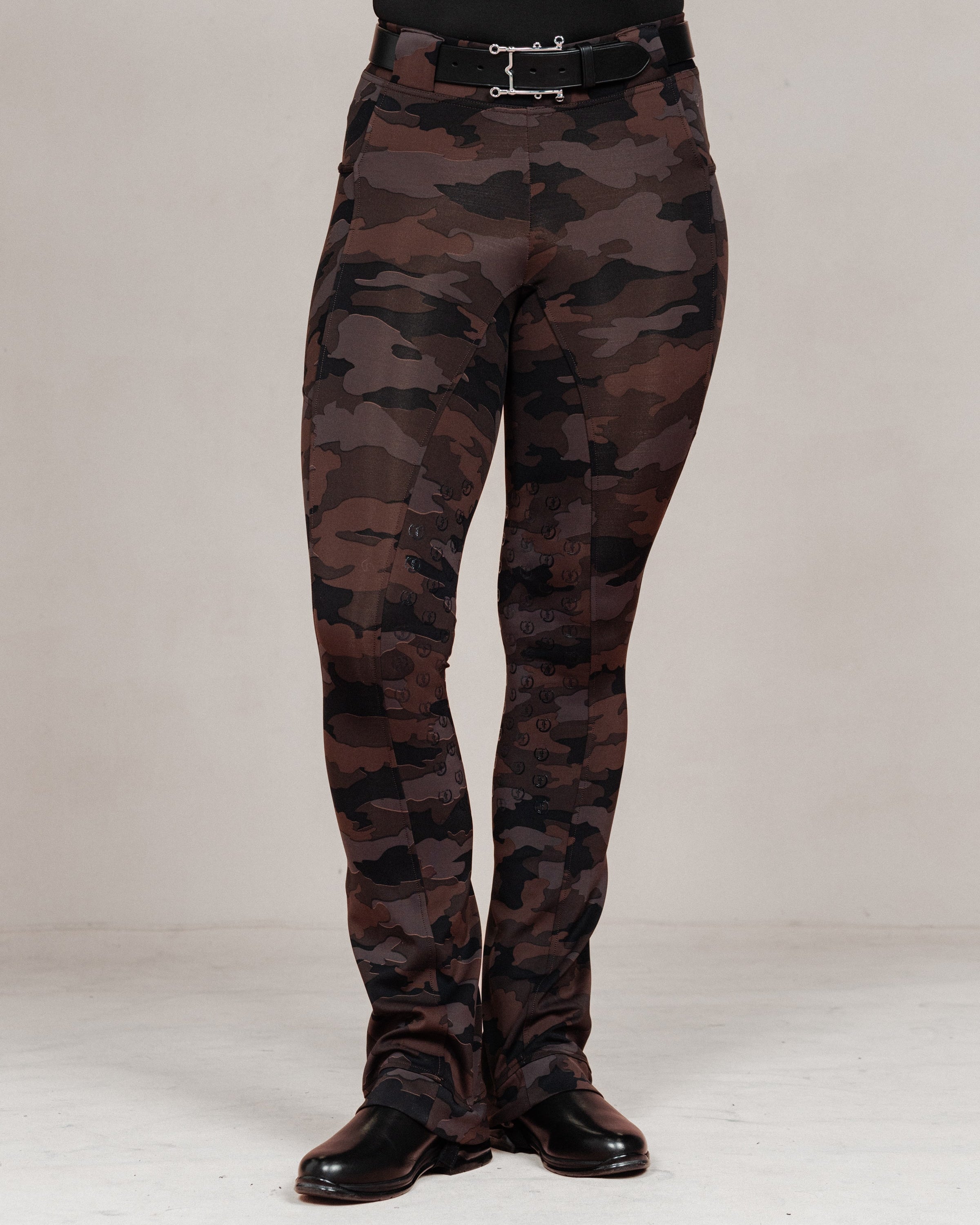 Stylish Tous les Jours Jods - Burgundy Camo by Freedman's – sleek, comfortable, and perfect for equestrian fashion.