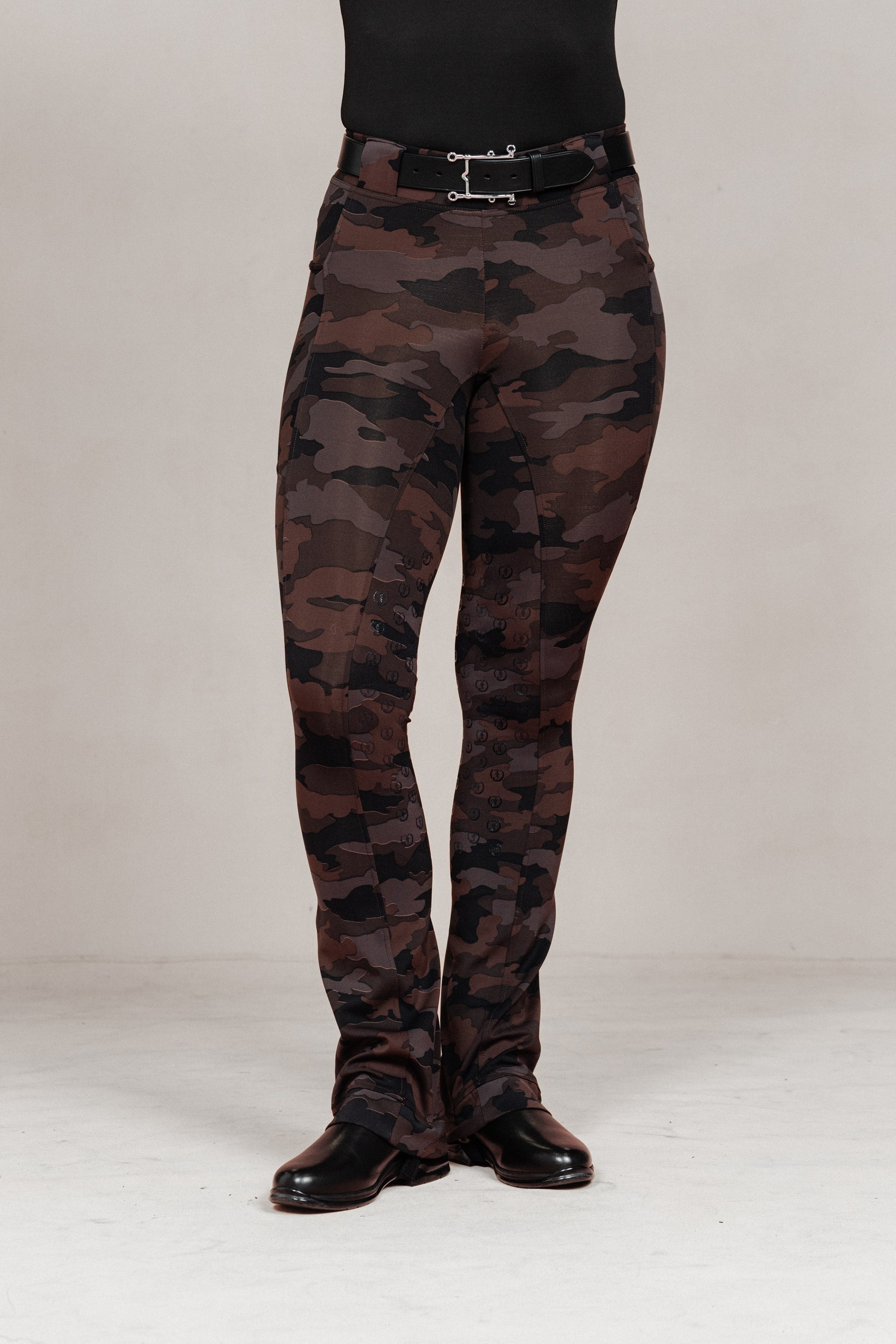 Stylish Tous les Jours Jods - Burgundy Camo by Freedman's – sleek, comfortable, and perfect for equestrian fashion.