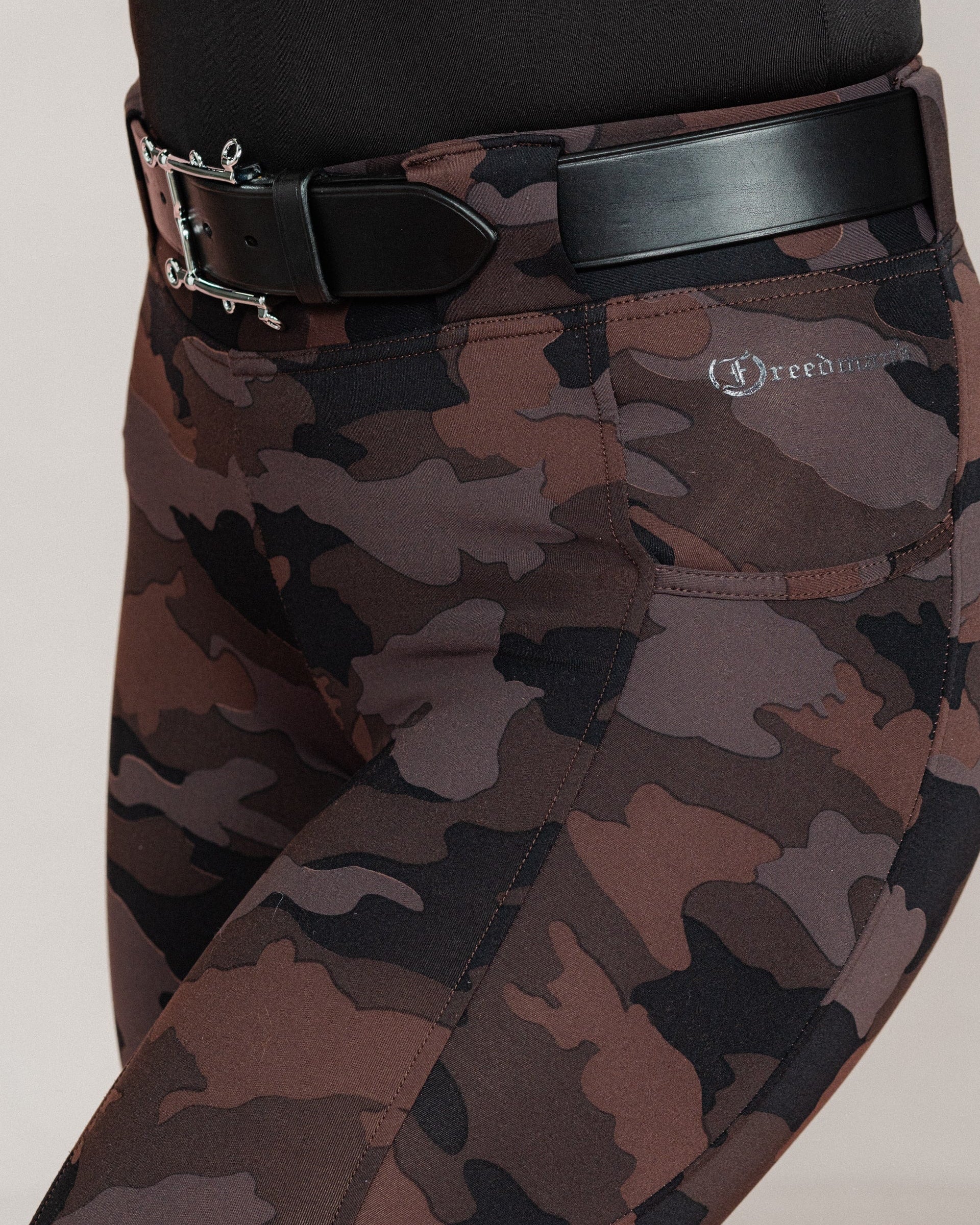 Stylish Tous les Jours Jods - Burgundy Camo by Freedman's – sleek, comfortable, and perfect for equestrian fashion.
