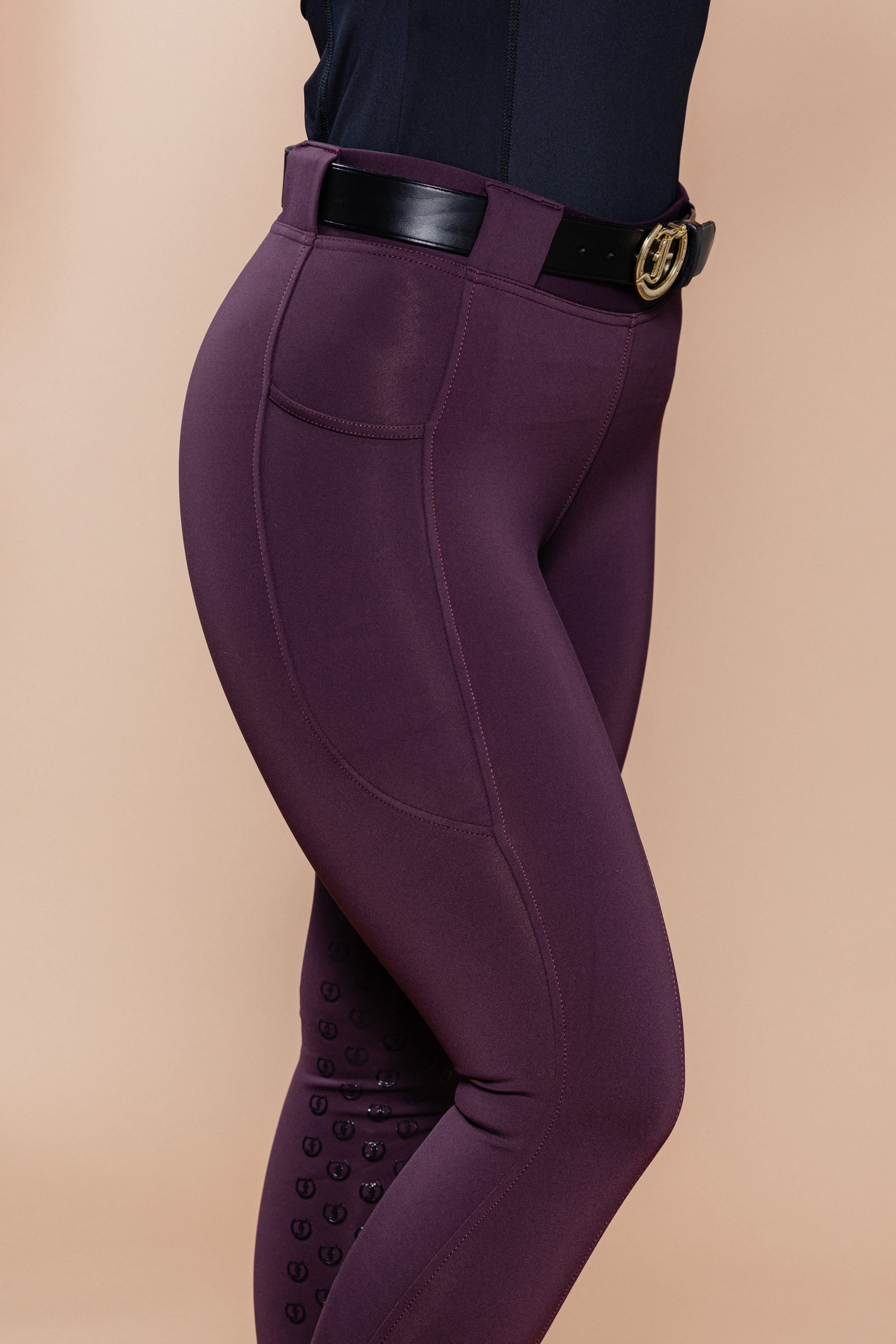 Stylish Tous les Jours Jods - Merlot by Freedman's – sleek, comfortable, and perfect for equestrian fashion.