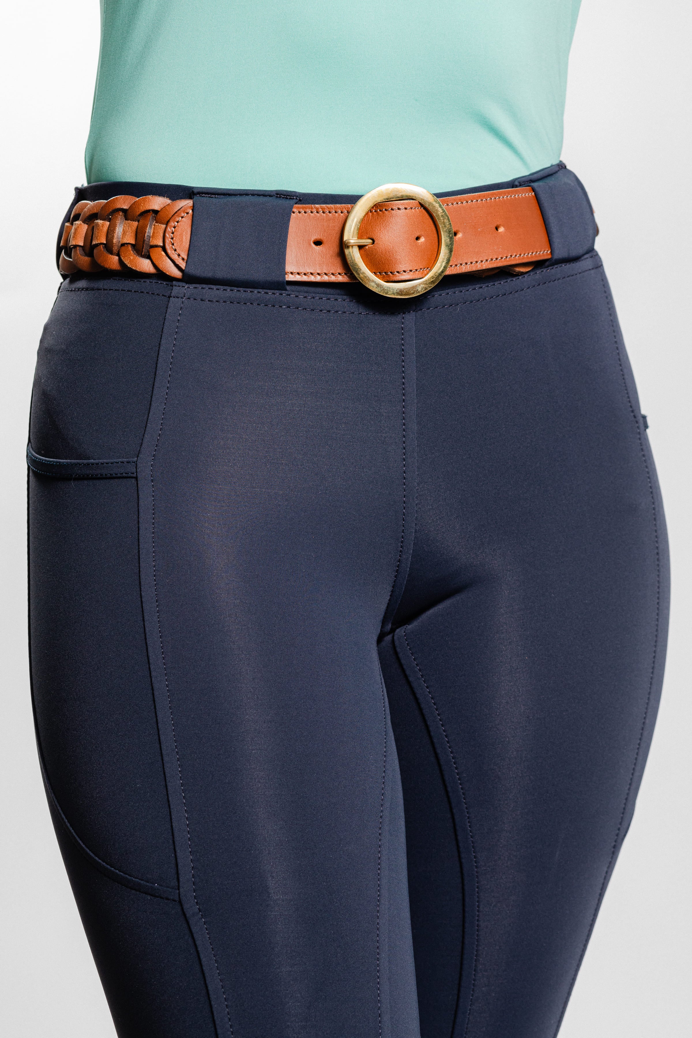 Stylish Tous les Jours Jods - Navy by Freedman's – sleek, comfortable, and perfect for equestrian fashion.