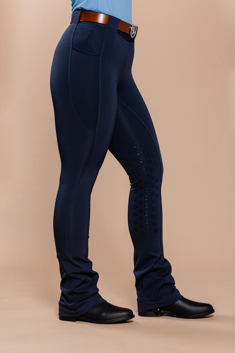 Stylish Tous les Jours Jods - Navy by Freedman's – sleek, comfortable, and perfect for equestrian fashion.