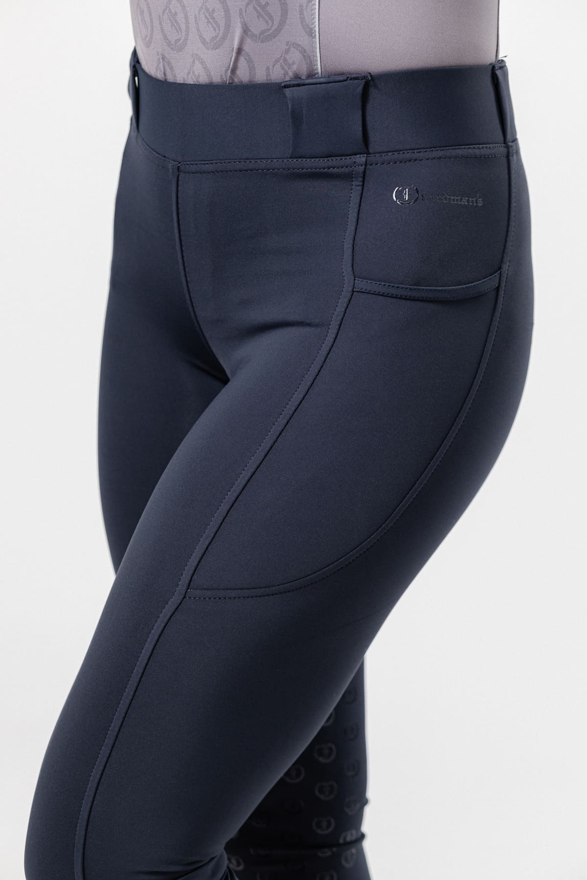 Stylish Tous les Jours Jods - Navy by Freedman's – sleek, comfortable, and perfect for equestrian fashion.