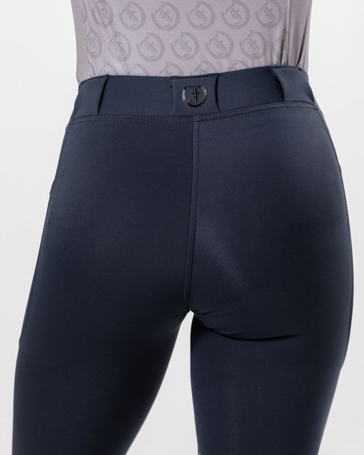 Stylish Tous les Jours Jods - Navy by Freedman's – sleek, comfortable, and perfect for equestrian fashion. - Back View