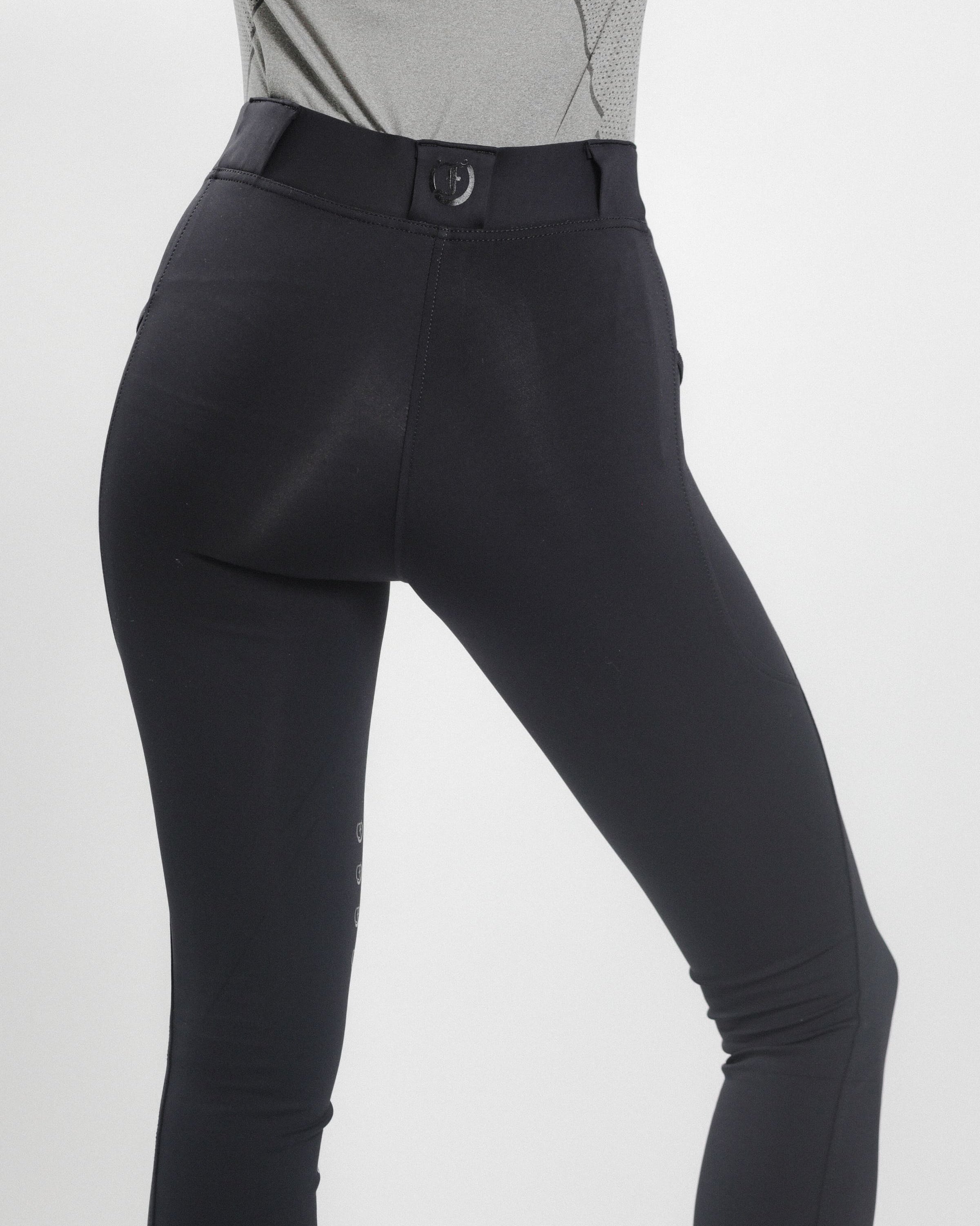 Tous les Jours Performance Jods - Black by Freedman's – sleek, comfortable, and perfect for equestrian fashion. Back view