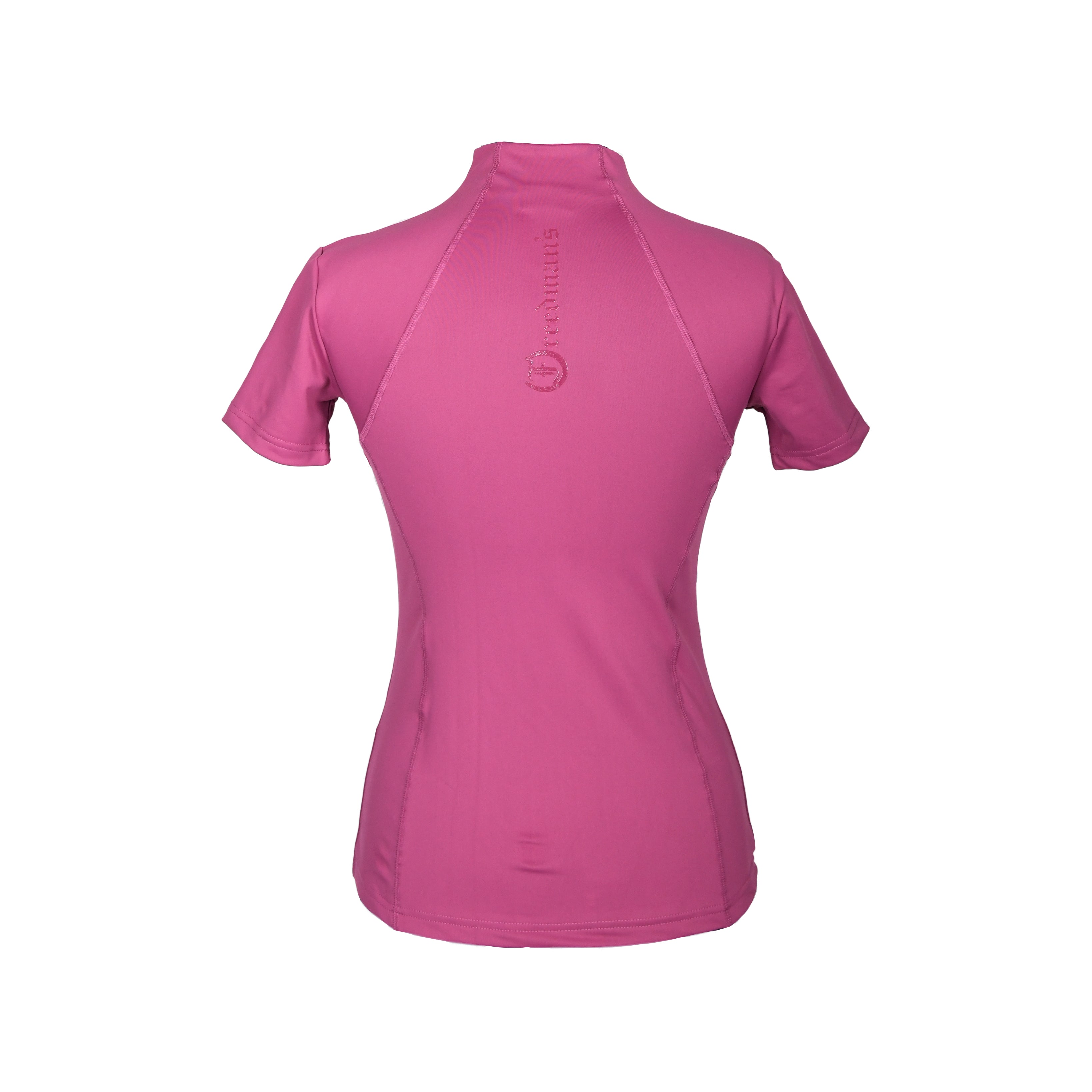 Tess Ladies' 1/4 Zip Short Sleeve Top