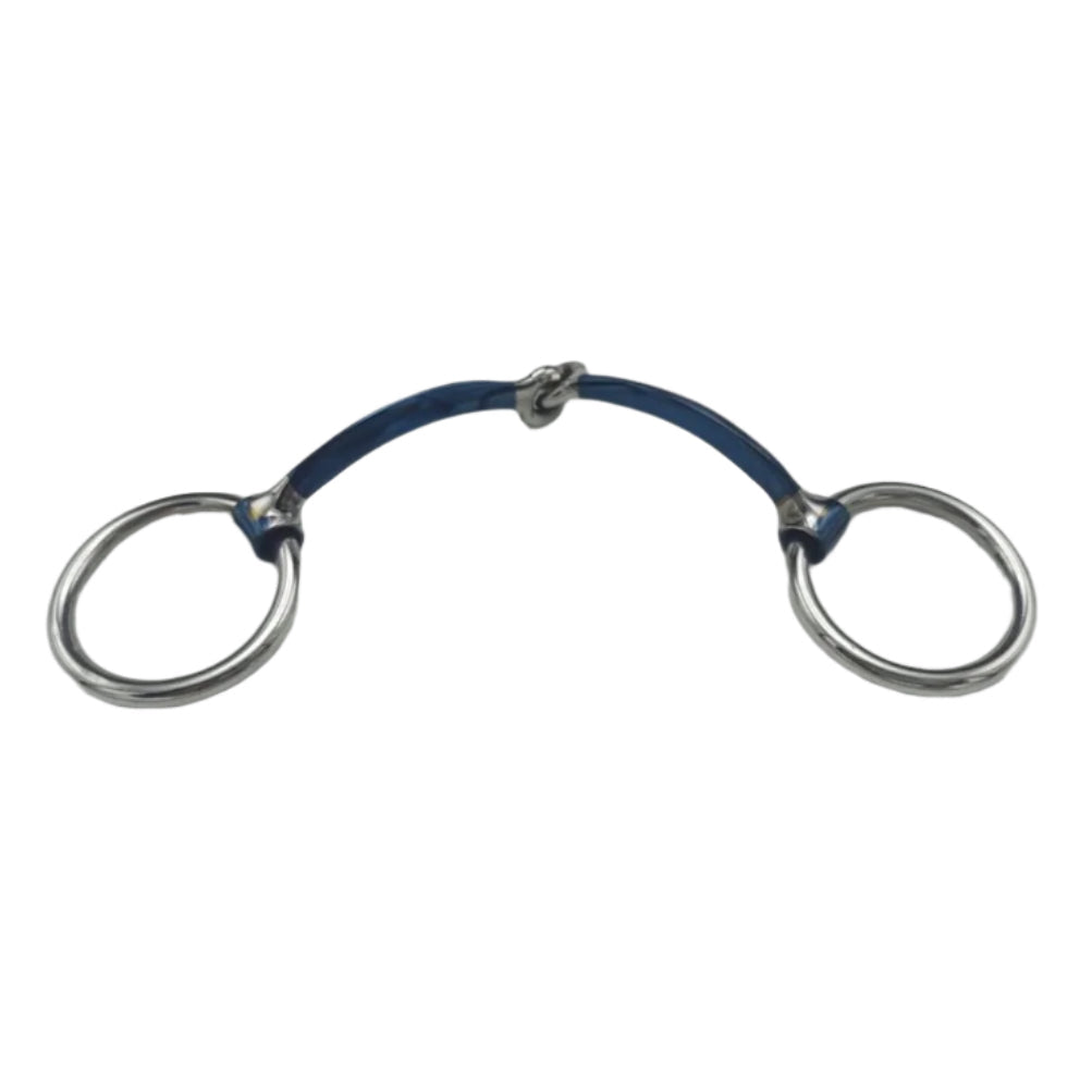 Metal Fish Back Snaffle Bradoon Bit for Horse Riding