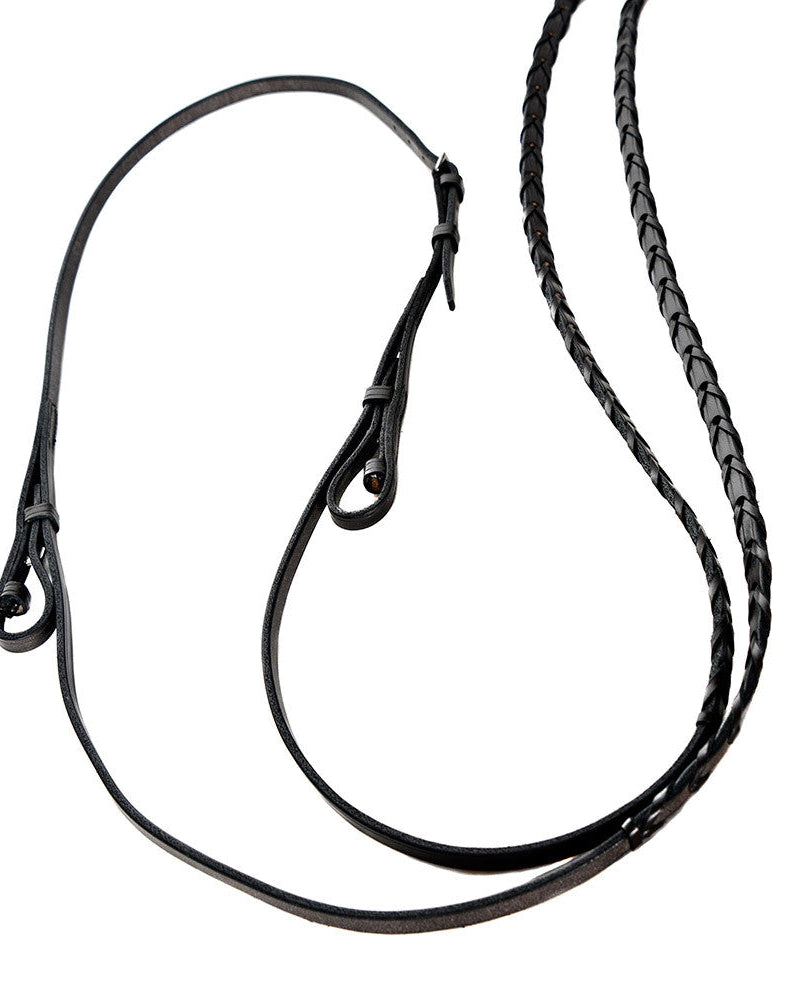 Horse Reins with False Gag Snaffle Attachment