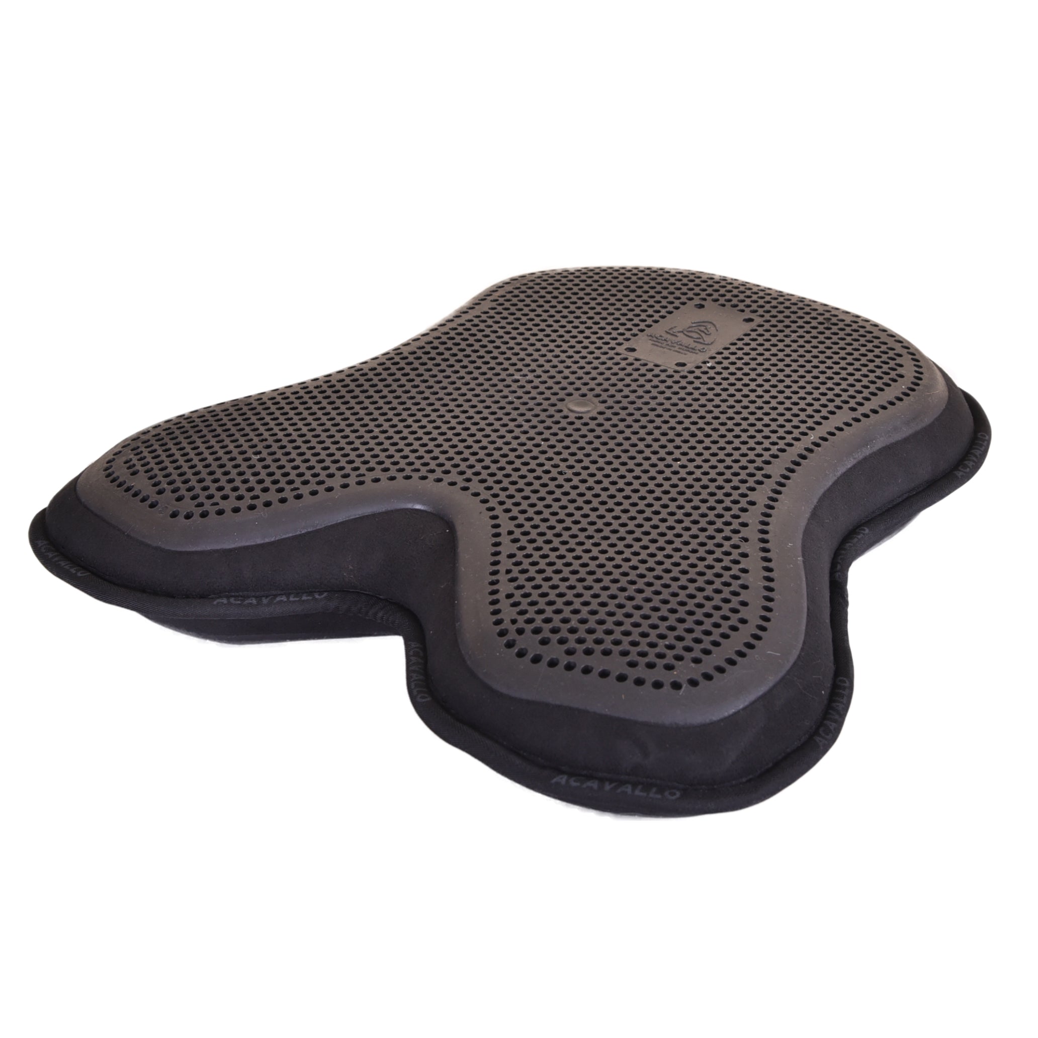 Black Acavallo low back memory foam and gel saddle pad. SIlo 2