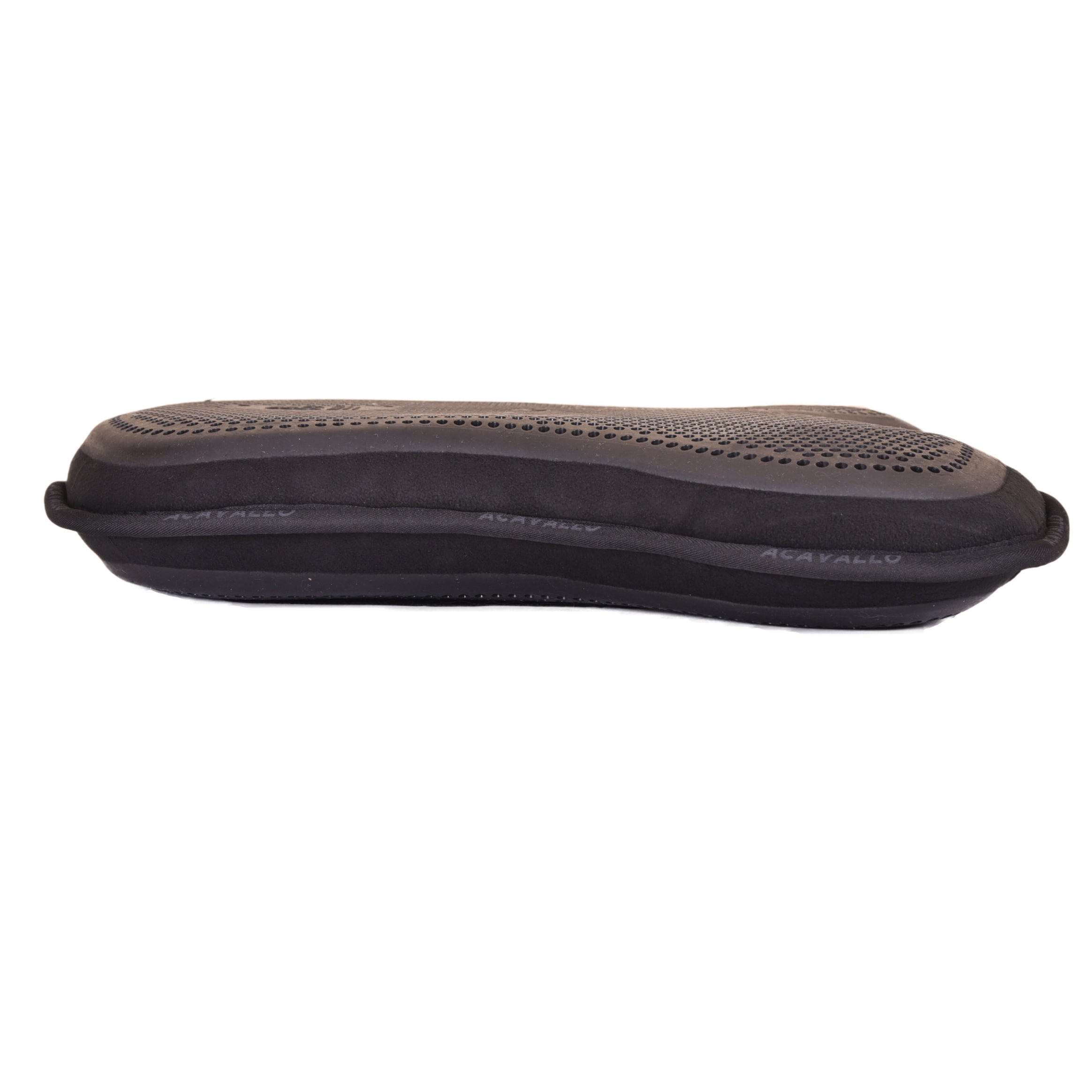 Black Acavallo low back memory foam and gel saddle pad.Silo 6