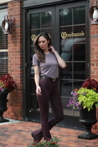 Stylish Tous les Jours Jods - Merlot by Freedman's – sleek, comfortable, and perfect for equestrian fashion. 