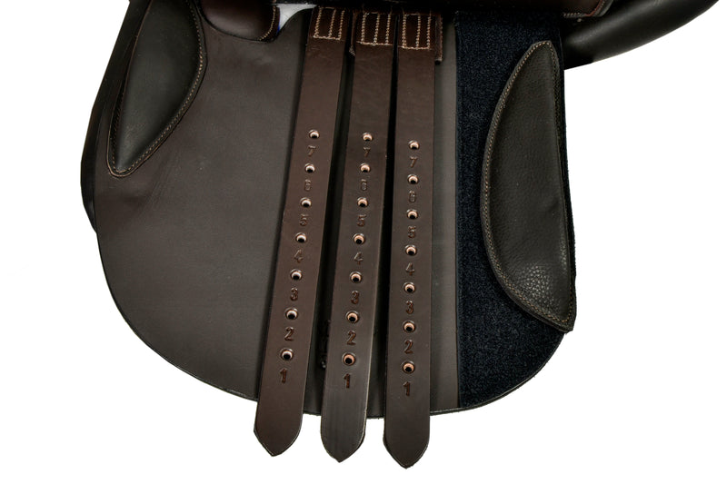 Centennial Hunter Saddle stirrup leathers.