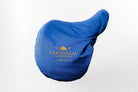 Blue Centennial Hunter Saddle Cover with Embroidered Logo, Protecting a Saddle from Dust and Weather