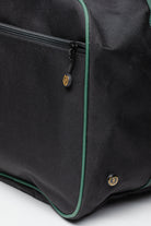 Team Freedman's Duffel Bag, close-up showing zipper and logo detail.
