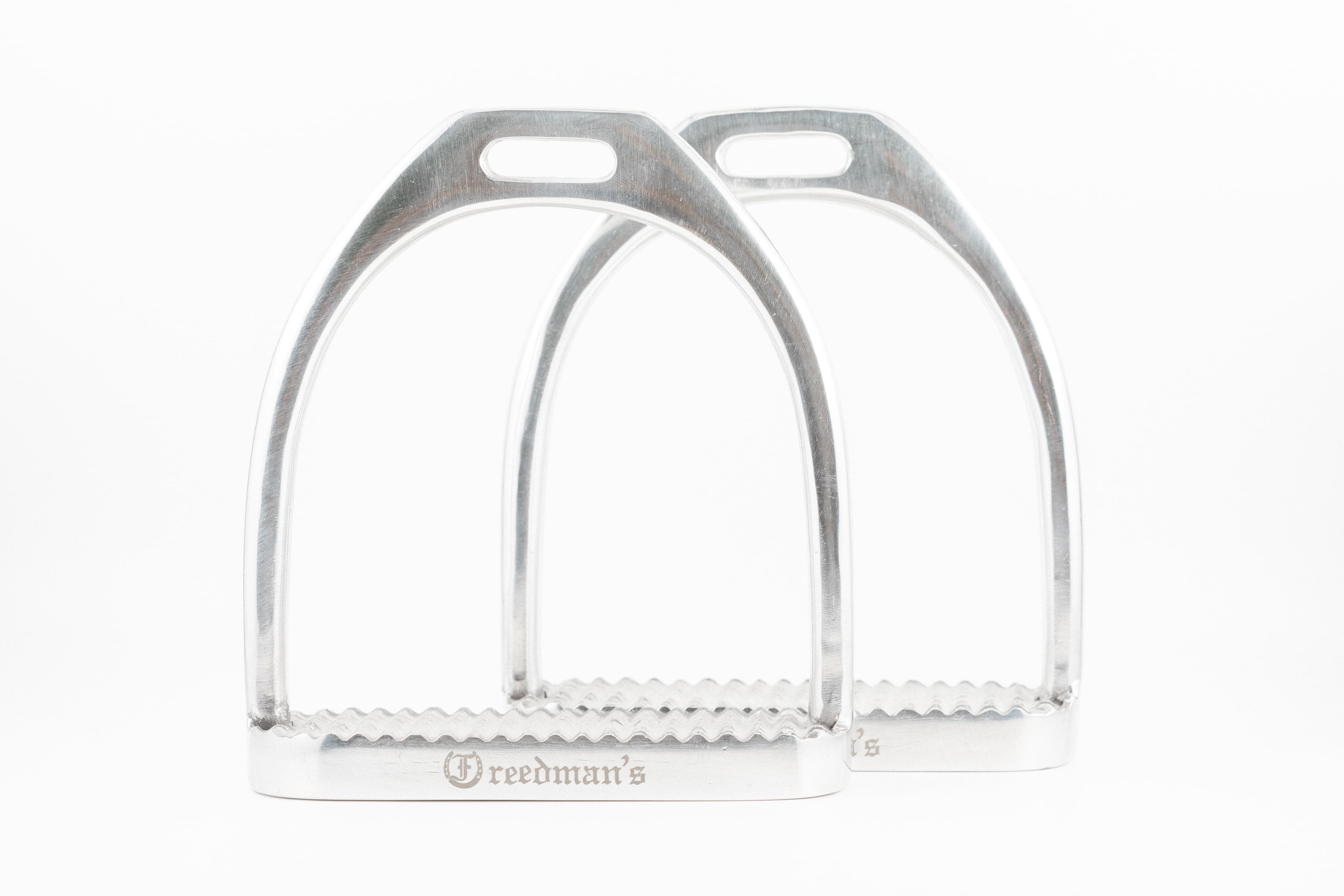 Pair of Freedman's Easy Post Ultra Light Stirrups: Designed for Comfort and Secure Footing During Riding 