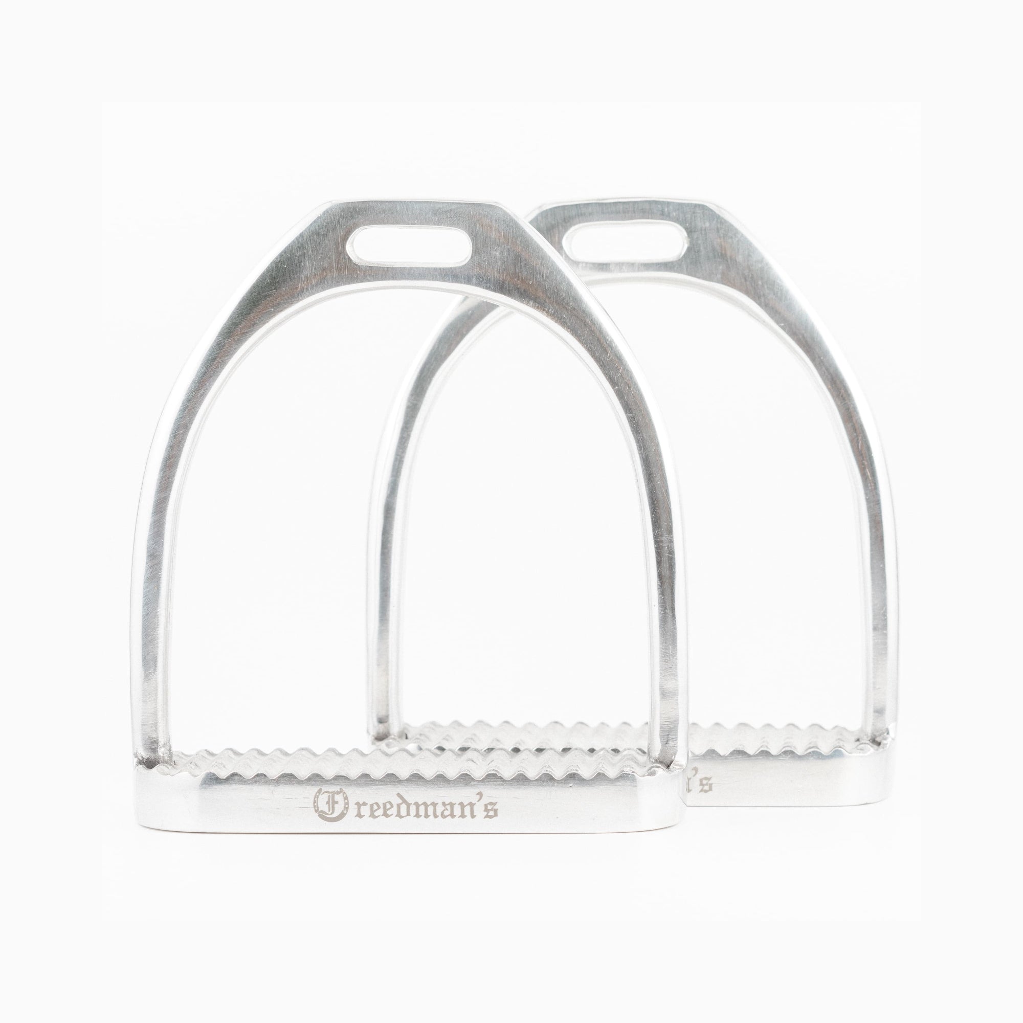 Pair of Freedman's Easy Post Ultra Light Stirrups: Designed for Comfort and Secure Footing During Riding 