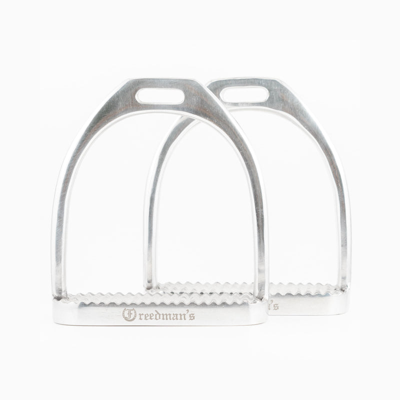 Pair of Freedman's Easy Post Ultra Light Stirrups: Designed for Comfort and Secure Footing During Riding 