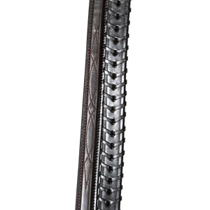 Square Fancy Stitched Snaffle Laced Front Reins 5/8"