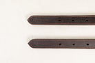 ACTraining Shaft Tug Bearer Straps, Brown Leather with Freedman's Logo, Horse Harness Part