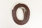 ACTraining Snap Traces, Brown Leather, Coiled with Silver Snap Closures, Horse Harness Part