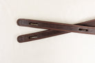 Detailed View of Slotted Holes and Stitching on ACTraining Snap Traces, Horse Harness Part