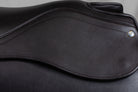 Close up of the Ultra XD cutback saddle showcasing the leather.