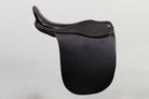 Ultra XD Saddle cutback saddle with a deep seat design for a secure riding experience, shown in side profile in dark leather.