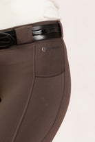 After Dark Brown Jods with a visible Freedman’s logo on a light background, made by Freedman’s Harness.