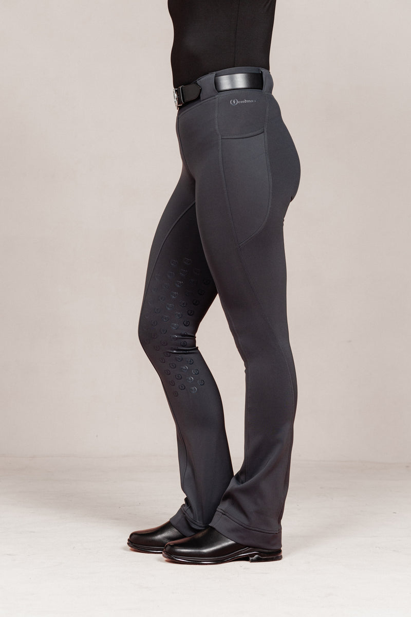 Stylish Tous les Jours Jods - Obsidian Grey by Freedman's – sleek, comfortable, and perfect for equestrian fashion. 