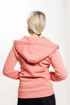 Back view of Freedman's Ladies' Logo Hoodie, showcasing the F Horseshoe logo detail on the hood.