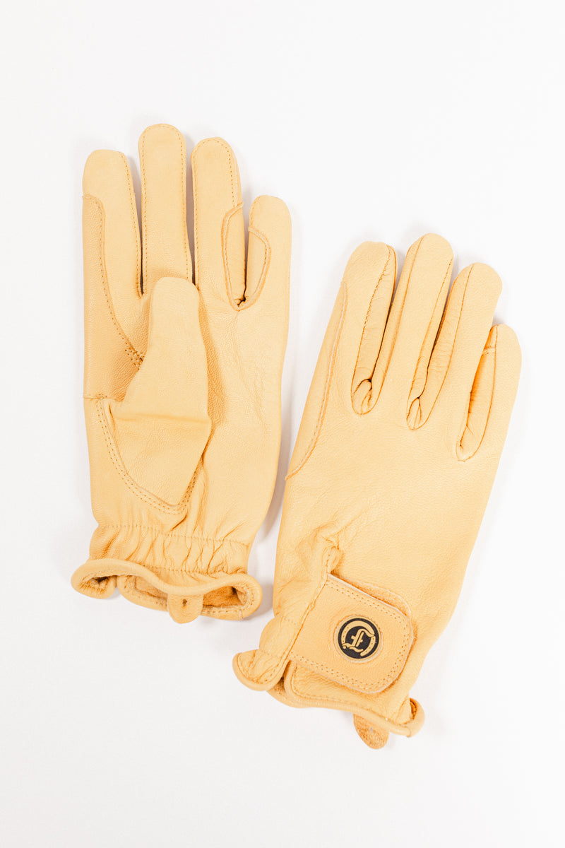 Deer Skin Work Gloves with Freedman’s Logo Patch