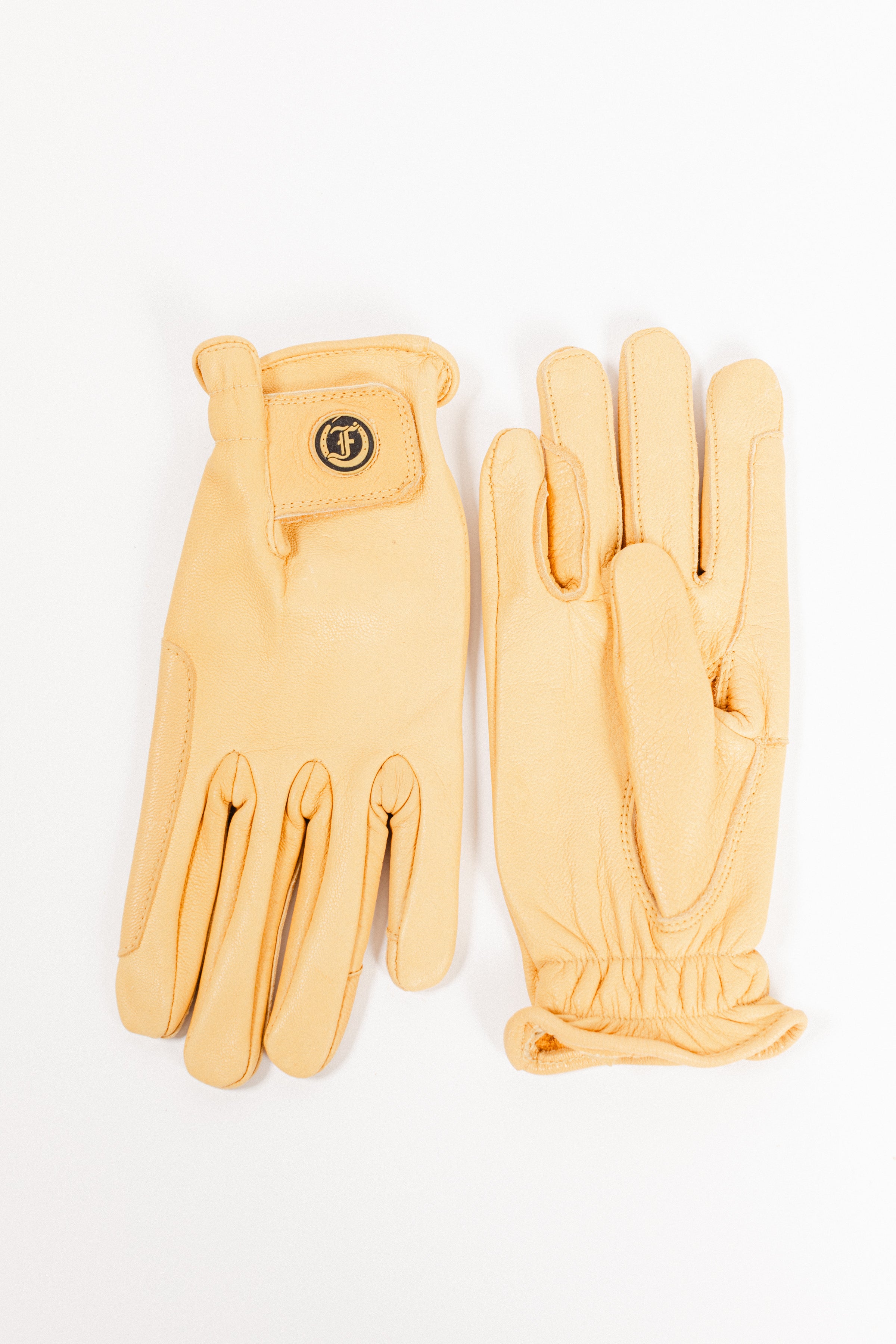 Deer Skin Work Gloves with Freedman’s Logo Patch