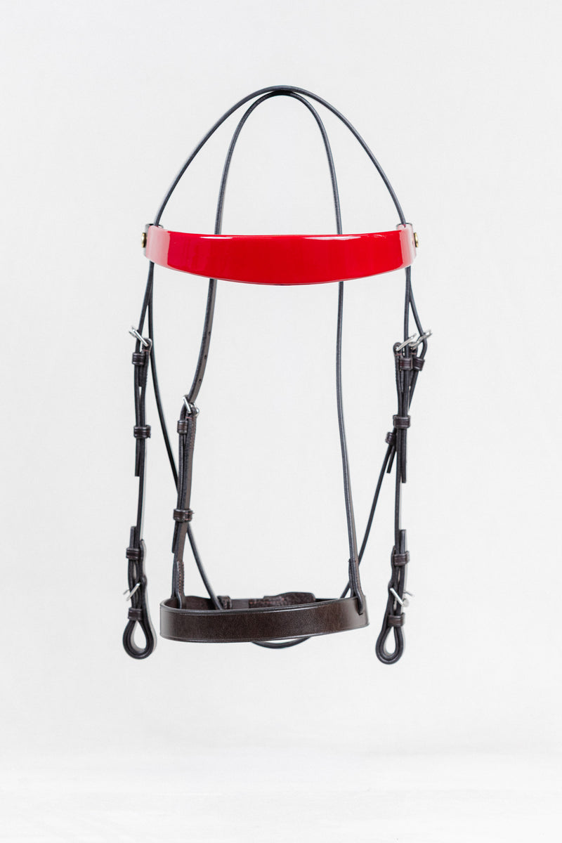 Académie Snaffle Bridle With 1/2" Flat Rein