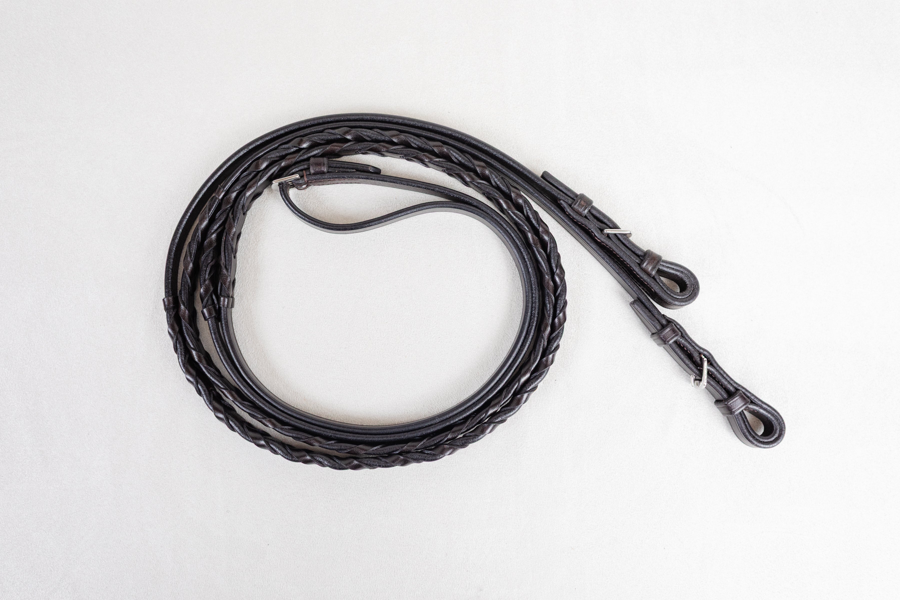 Académie Snaffle Bridle w/ 1/2 Laced Rein