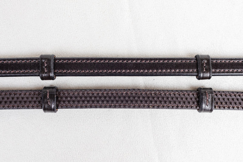 Académie Bridle 1/2" Inside Rubber Ratchet Rein