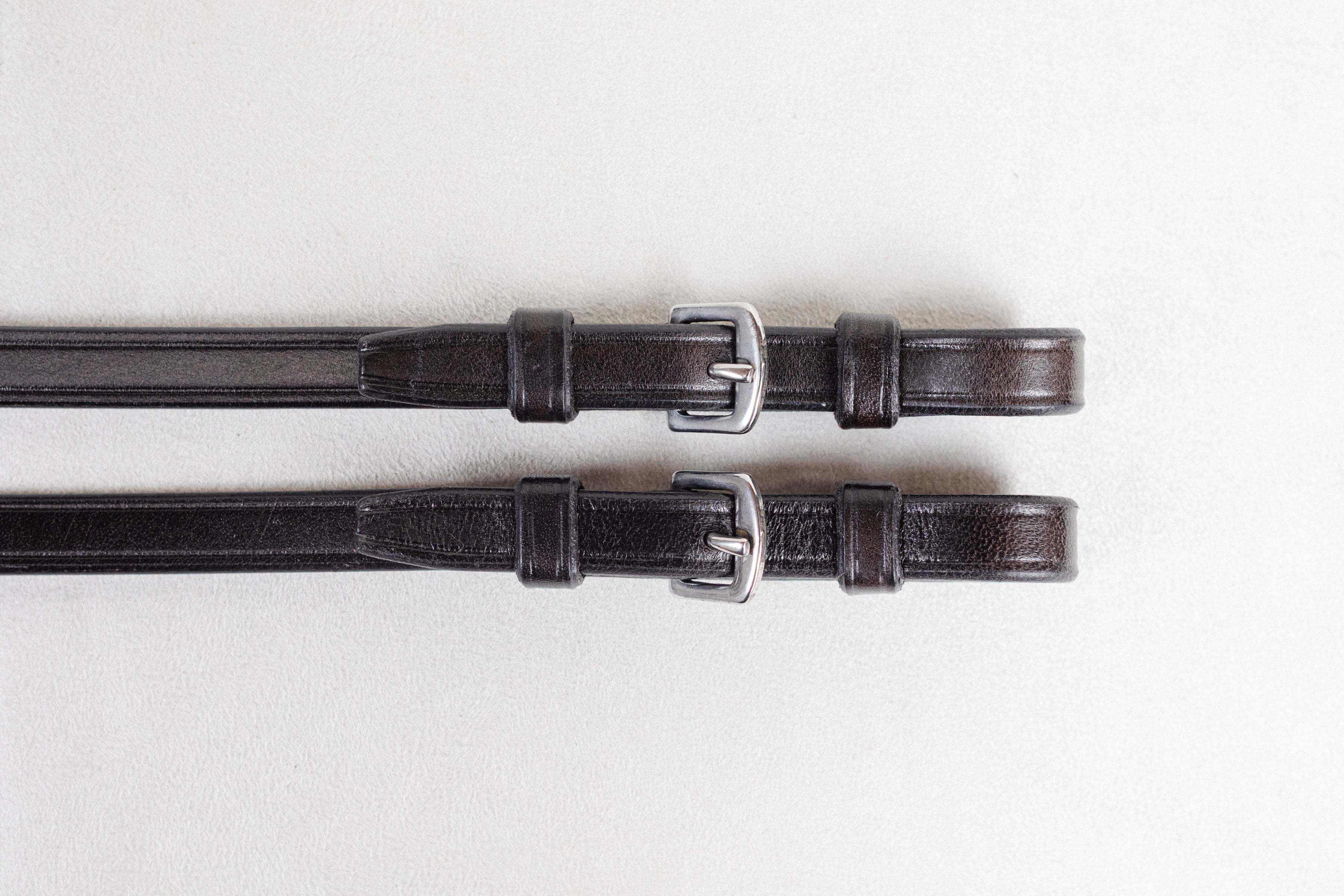 Académie Bridle 1/2" Inside Rubber Ratchet Rein
