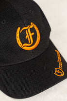 Black Mesh Ball Cap - Freedman's Lightweight Hat with Embroidered Logo and Brand Name

