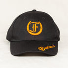 Freedman's Equestrian Mesh Ball Cap - Black Hat with Horseshoe F Freedman's Logo
