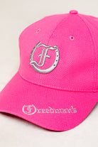Pink Mesh Ball Cap - Freedman's Lightweight Hat with Embroidered Logo and Brand Name
